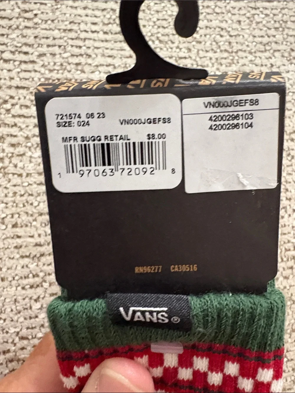 NWT 4 pair of Vans Kids Socks, 1 set Christmas, 1 set Teddy Bears